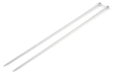 Stricknadel gerade 35mm Aluminium Stärke 5mm