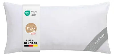 Produktbild von Daunenkissen 40x80 cm 3-Kammerkissen Kopfkissen Kissen Daunen, Füllung (Außenkammer): 100% daunen, Bezug: 100 % Baumwolle SPESSARTTRAUM RUBIN