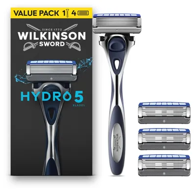 Productafbeelding van Hydro Skin Pro scheermes + 4 scheerbladen