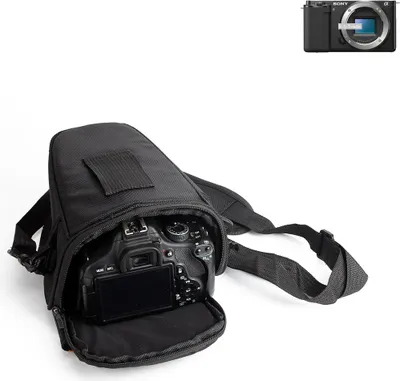 Produktbild von K-S-Trade Kameratasche Fototasche Schultertasche Umhängetasche kompatibel mit Sony ZV-E10 Colt  für Systemkameras Schutzhülle bag Zubehörtasche