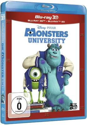 Produktbild von Die Monster Uni [Blu-Ray 3D+2D]