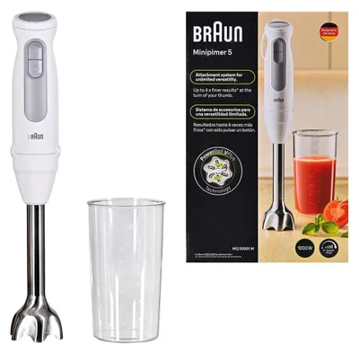 Immagine prodotto di Braun MQ50001MWH MultiQuick 5 Vario, frullatore a immersione nuovo