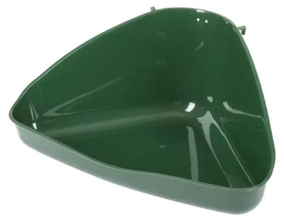 Image de Toilette d'angle aux couleurs assorties pour cages de rongeurs 35 x 22 x 16 cm