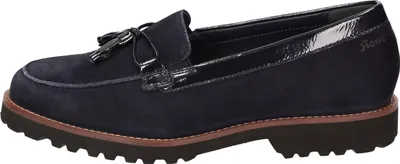 Produktbild von Sioux Meredith-730-H Slipper in Übergrößen Blau66541 große Damenschuhe, Größe:39.5