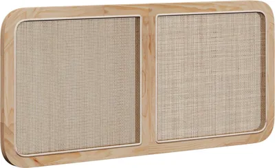 Imagen del producto de vidaXL Cabecero de cama, estilo natural, 120 x 55 x 3 cm, ratán