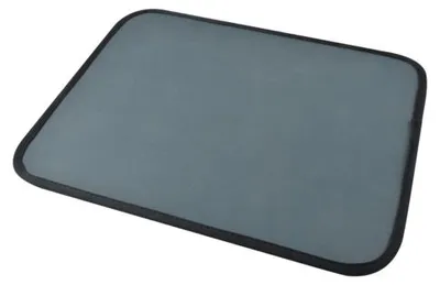 Image de Tapis de repas antidérapant pour animaux - Gris - L 45 x 35 cm