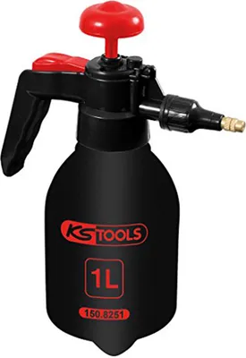 Obrázek produktu pro KS Tools Tlakový postřikovač - Čerpadlová stříkací láhev - Ruční postřikovač - Postřikovač rostlin - Tlakový postřikovač - Použitelný v rozsahu 360° Velikost:1 litr