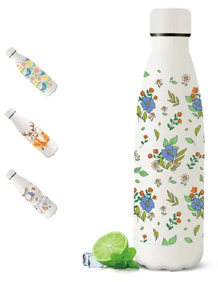 Produktbild von Trinkflasche 500ml Edelstahl 18/8, BPA-frei, Vakuumisoliert, Wasserflasche