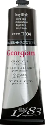 Immagine prodotto di Daler Rowney Georgian Oil Paint Nero Avorio 225 ml 1 pz