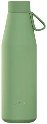 Zdjęcie produktu dla Butelka ESTIA, termos, 500 ml, izolowana, zielona, wykonana ze stali nierdzewnej, butelka na wodę