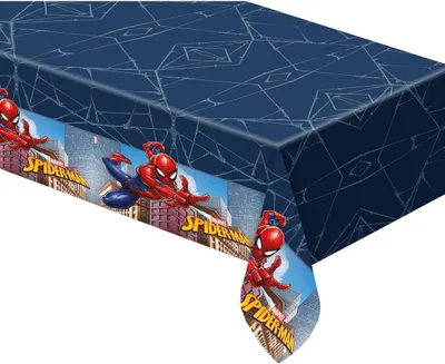 Produktbild von Spiderman Plastiktischdecke 120 x 180 cm