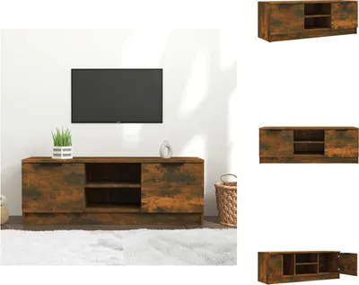 Immagine prodotto di mobile TV vidaXL rovere fumé 102x35x36,5 cm materiale a base di legno - Mobili TV