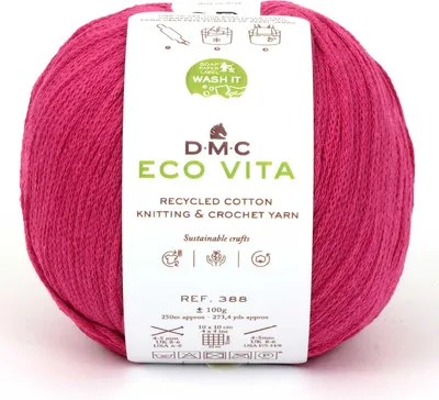 Produktbild von DMC Eco Vita – Garn aus 80 % recycelter Baumwolle & 20 % recycelten Fasern, 388, (Farbe 155)