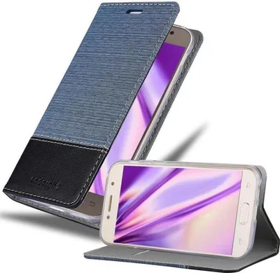 Zdjęcie produktu dla Etui ochronne Cadorabo do Samsung Galaxy A7 2017 w kolorze niebieskim etui na telefon komórkowy pokrowiec na książkę