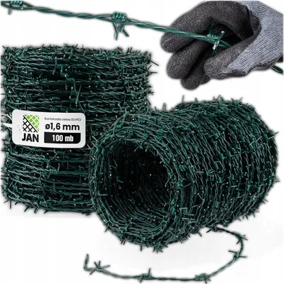 Produktbild von Stacheldraht - 2,5 Mm - 100 M - Scharf - Gartenschutz