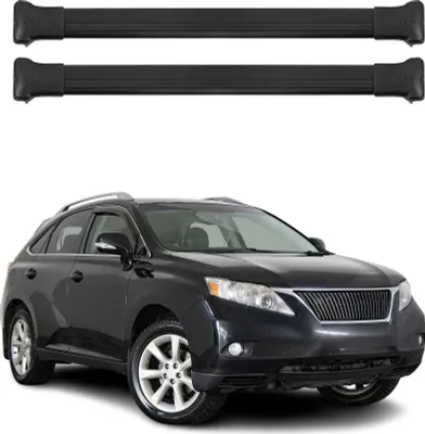 Image de OMAC Barres de toit en aluminium pour Lexus RX mk1 & mk2 2004-2015 Noir 2Pcs