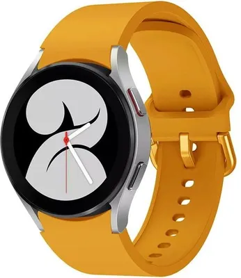 Produktbild von Bizon Uhrenarmband Silikon für Galaxy Watch 20 mm, Karotte