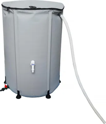 Obrázek produktu pro Sběrač dešťové vody z měkčeného PVC 250 l - šedý