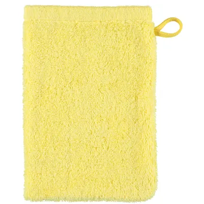 Produktbild von Waschhandschuh - Gelb - Baumwolle - 16 x 22 cm