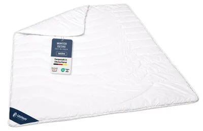 Produktbild von Faserbettdecke 155x220 cm, warme Winterdecke, CASIMUM