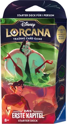 Immagine prodotto di Gioco di Carte Collezionabili Disney Lorcana: Il Primo Capitolo - Starter Deck Smeraldo e Rubino (tedesco)