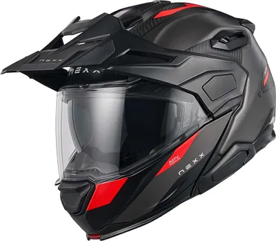 Zdjęcie produktu dla Nexx Helm X.LFC TERRA CARBON GREY.RED MT (60-L)