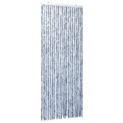 Image de Rideau anti-mouches argenté 100x230 cm chenille