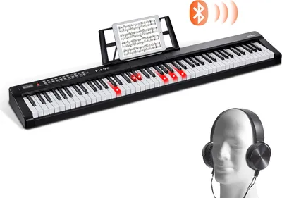 Immagine prodotto di Tastiera digitale 88 tasti pianoforte elettrico pianoforte digitale 1000 ritmi