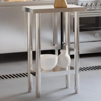 Obrázek produktu pro Kuchyňský pracovní stůl nerezová ocel 55 x 55 x 85 cm