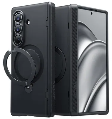 Produktbild von MagSafe-Hülle für Samsung Galaxy Z Fold8 Ultra F976, Torras, Ostand Q3 Spin, Schwarz