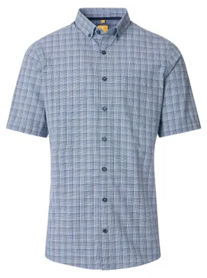 Produktbild von Redmond Herren Freizeithemd Kurzarm (251460990), Größe:L, Farbe:Blau(10)
