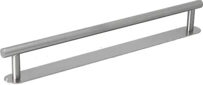 Obrázek produktu pro Držák na ručníky do koupelny - Samolepící - Tyč na ručníky - Nerezová ocel - Montáž na zeď - 60 cm - Kartáčovaná povrchová úprava - Držák na ručníky