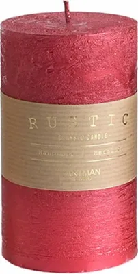 Obrázok produktu pre Sviečka METALIC Rustikálny valec d7x15cm