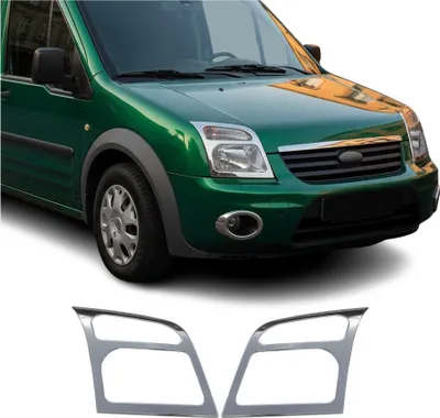 Image de Cadres de Phares avant pour Ford Transit/Tourneo Connect 2003-13 en ABS Chromé