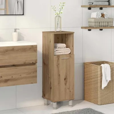 Immagine prodotto di vidaXL Mobile da bagno Artisan oak 30x30x95 cm Materiale a base di legno