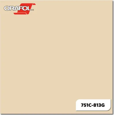 Produktbild von Plotterfolie ORACAL 751C-813G Hellcreme glänzend 31,5 x 20 cm