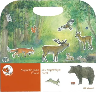 Produktbild von Magnetspiel Wald mit vielen abnehmbaren Magneten - Reisespiel