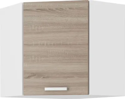 Produktbild von Küchen Eckhängeschrank 58x58 cm für das Modell „Dave 240 Eiche Sonoma Trüffel“