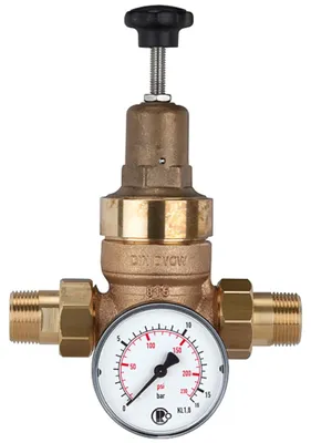Produktbild von Riegler Druckregler für Trinkwasser, ohne DVGW, R 1 1/4, 1,5 - 12 bar
