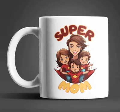 Produktbild von Super MOM Kaffeetasse Teetasse Tasse Geschenkidee Geschenk
