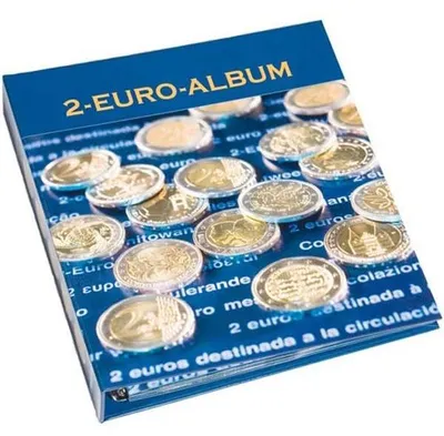 Produktbild von NUMIS-Binder für 2-Euro-Gedenkmünzen aller Euro-Länder, neutral ohne Inhalt