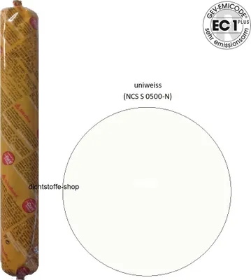 Produktbild von Sikaflex 11 FC 1K Polyurethan Dichtstoff 600ml Beutel uniweiss