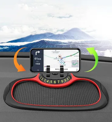 Produktbild von Handyhalter 360° drehbar, multifunktionale Anti-Rutsch-Matte, für Auto