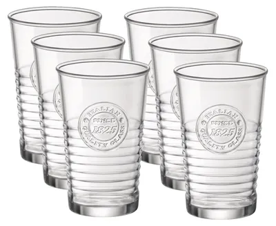 Produktbild von Bormioli Rocco Trinkglaser - 6x - Glas - 300 ml