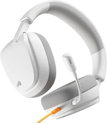 Immagine prodotto di Cuffie da gaming con microfono removibile, driver ad alta fedeltà per un suono chiaro, cuscinetti auricolari confortevoli, materiali rinforzati, connettore da 3,5 mm