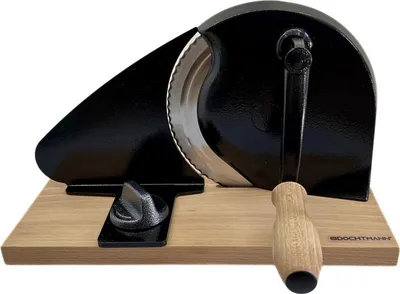 Obrázek produktu pro DOCHTMANN Kráječ na chléb a potraviny CLASSIC se svěrkou , černý