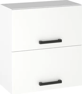 Produktbild von ULWEHOME Hängeschrank mit Klappfront, 60 cm, mit 2 Fronten, Weiß matt | Küchenmöbel der Serie EKO
