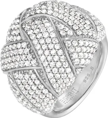 Produktbild von Esprit Collection Jewelry lilaia ELRG92291A Damenring Mit Zirkonen, Ringgröße:59 / 9 / XL / 19mm
