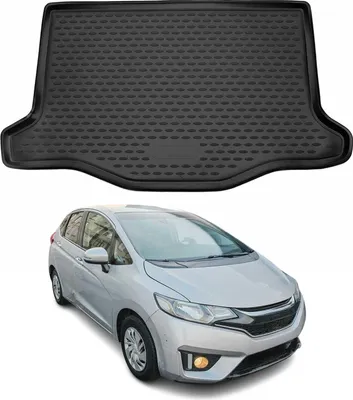Obrázek produktu pro Rohožka do bot Vana do bot pro Honda Fit / Jazz 2013-2018 Rubber TPE Black