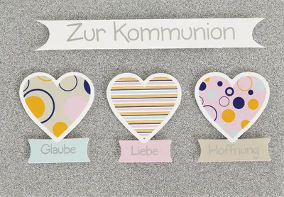 Produktbild von Kommunion  Glückwunschkarte im Format 115 x 17cm mit Umschlag